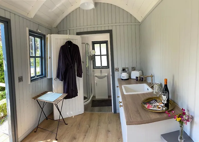 Lilac Hut Shepherds Hut Orman Evi *